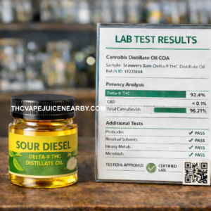 Delta-9 THC Distillate Oil