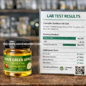 Delta-9 THC Distillate Oil