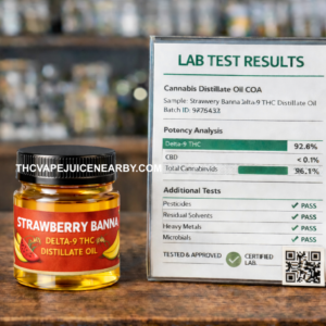 Delta-9 THC Distillate Oil