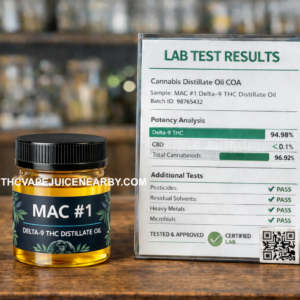 THC Distillate Oil