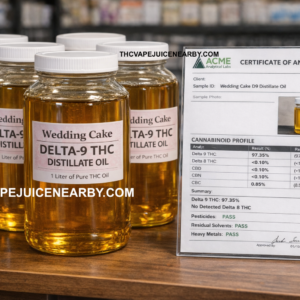 1 Liter Wedding Cake Delta-9 THC Distillate Oil